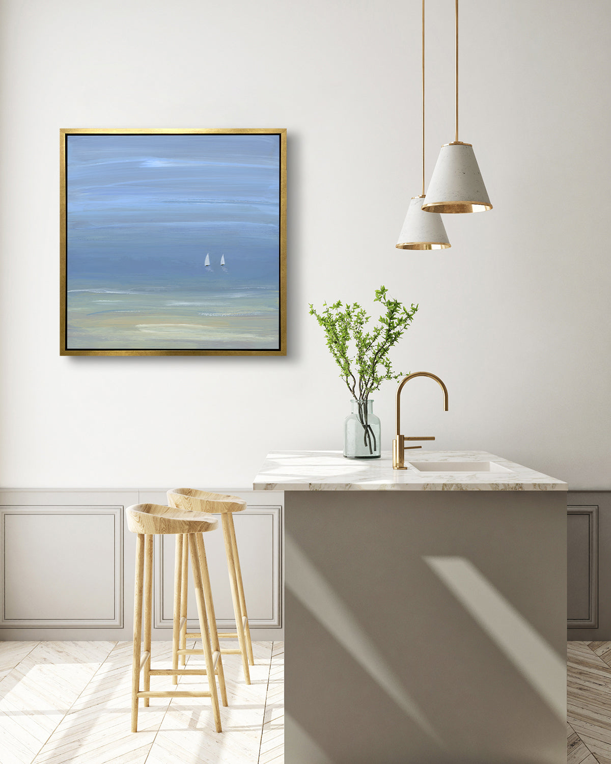 Two's Company - Open Edition Canvas Print