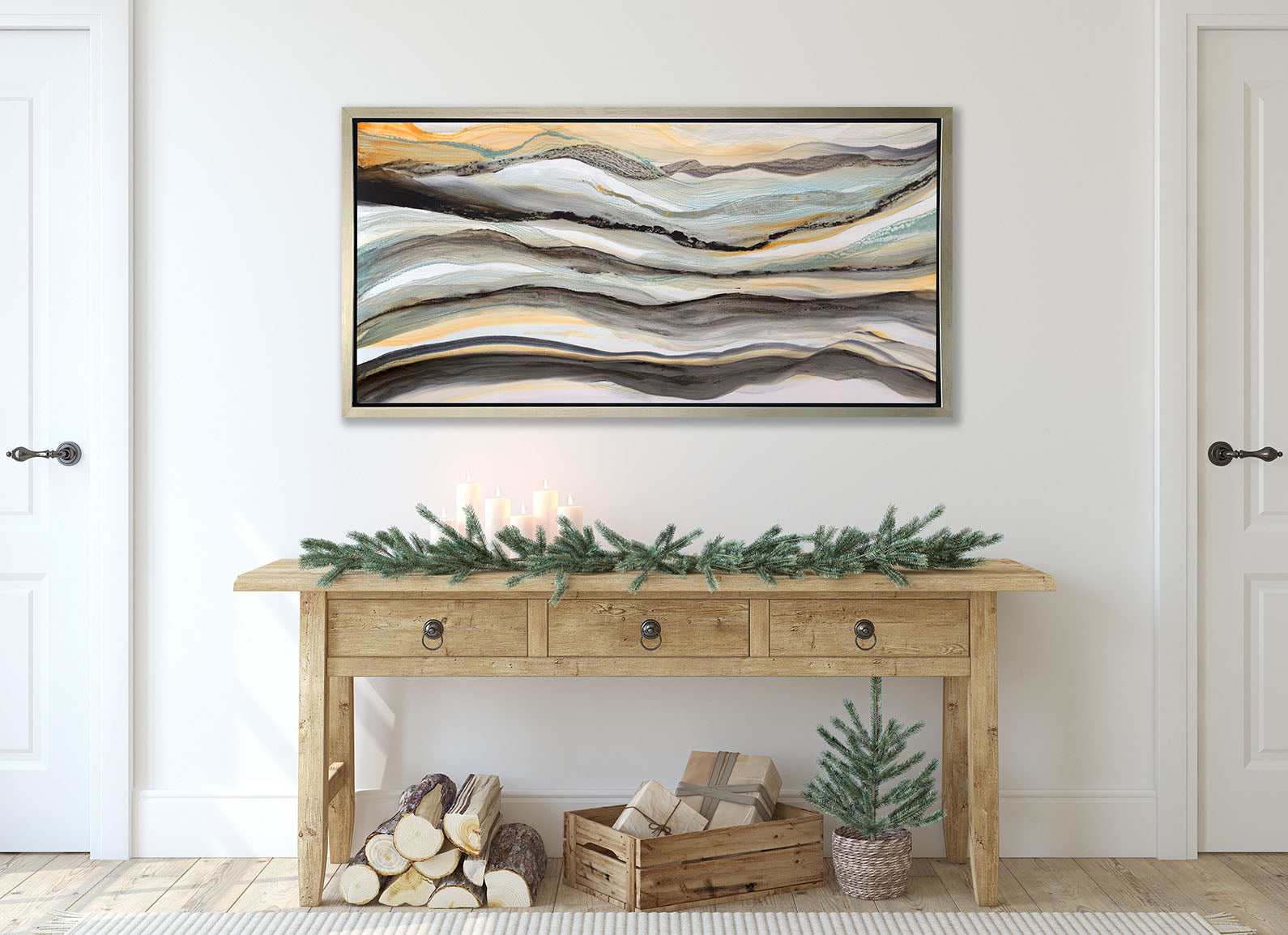 Calico Tails - Open Edition Canvas Print