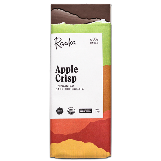 Apple Crisp Dark Chocolate Bar