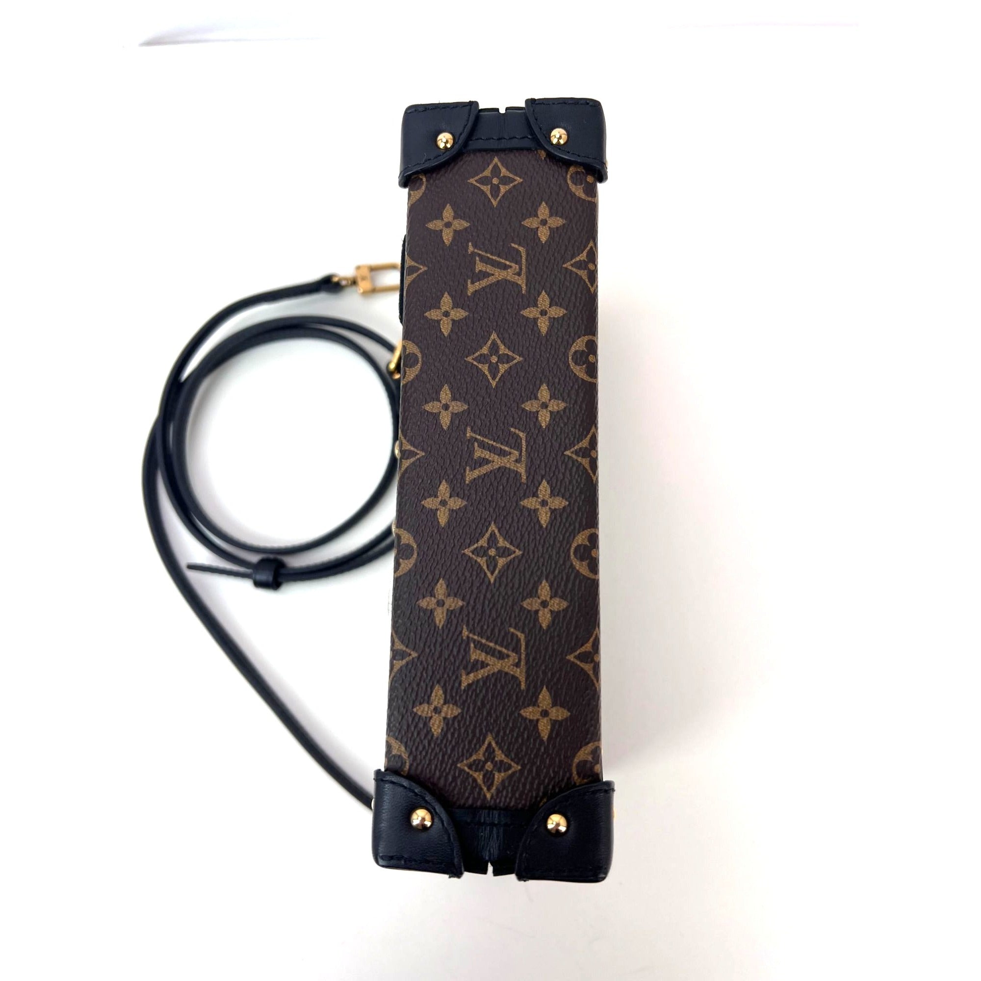 Louis Vuitton Petite Malle Patches Monogram Crossbody Clutch Bag Limited Edition RARE