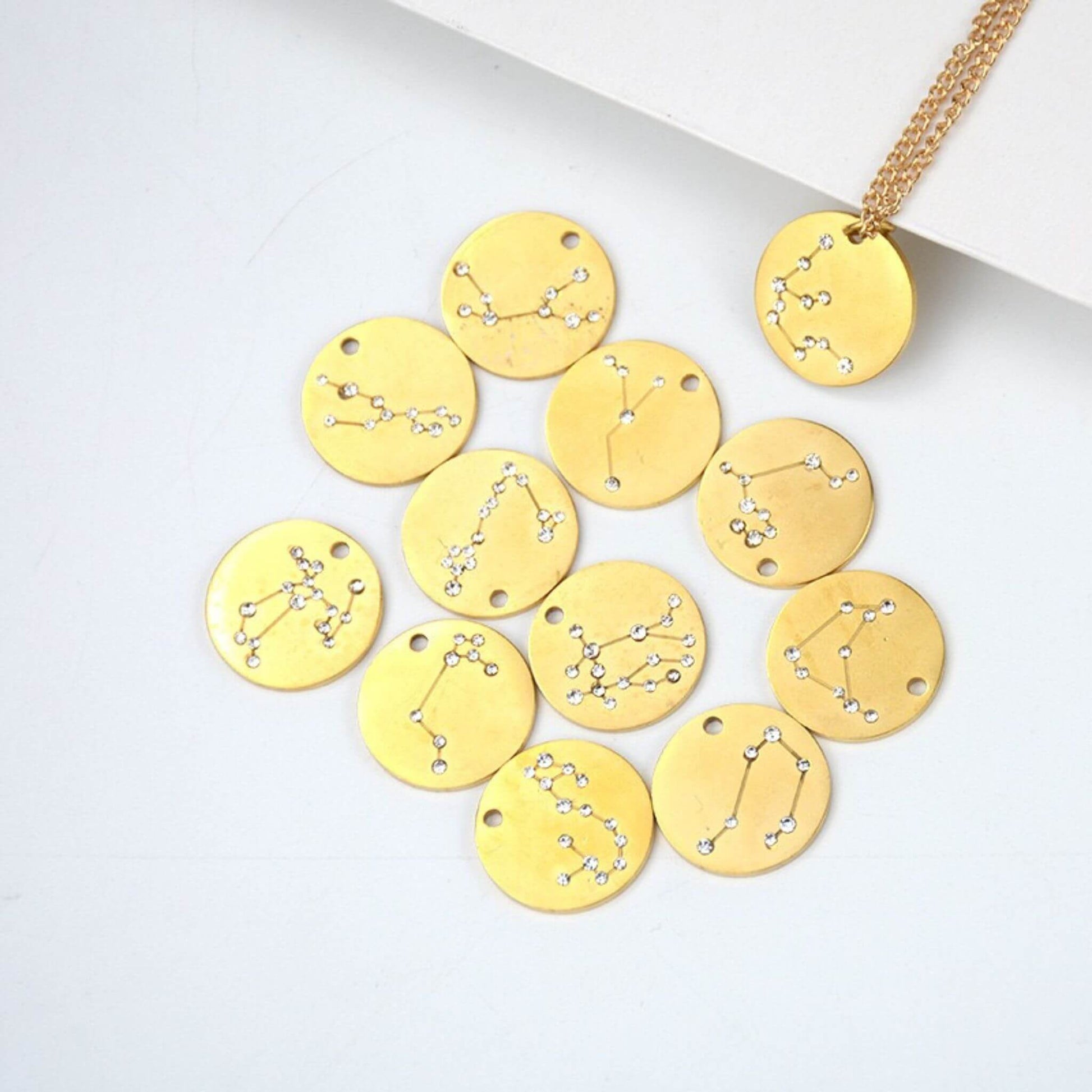 assorted constellation necklace