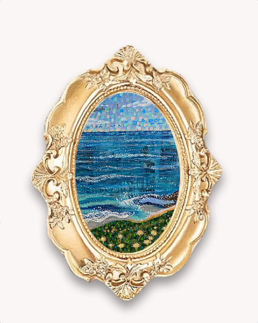 Coastal Breeze Framed Magnet ( Small )