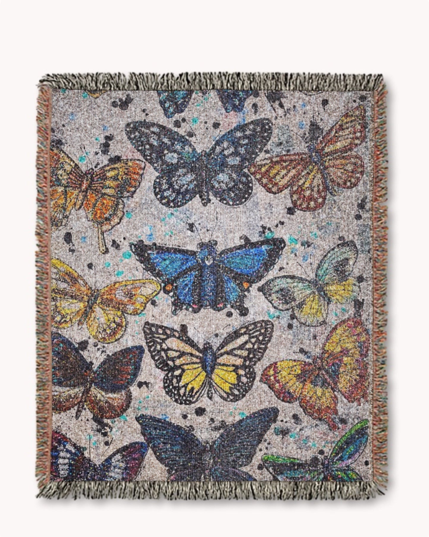 Cascades Woven Blanket Tapestry