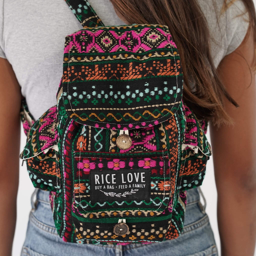 Mini Recycled Travel Backpack Dana