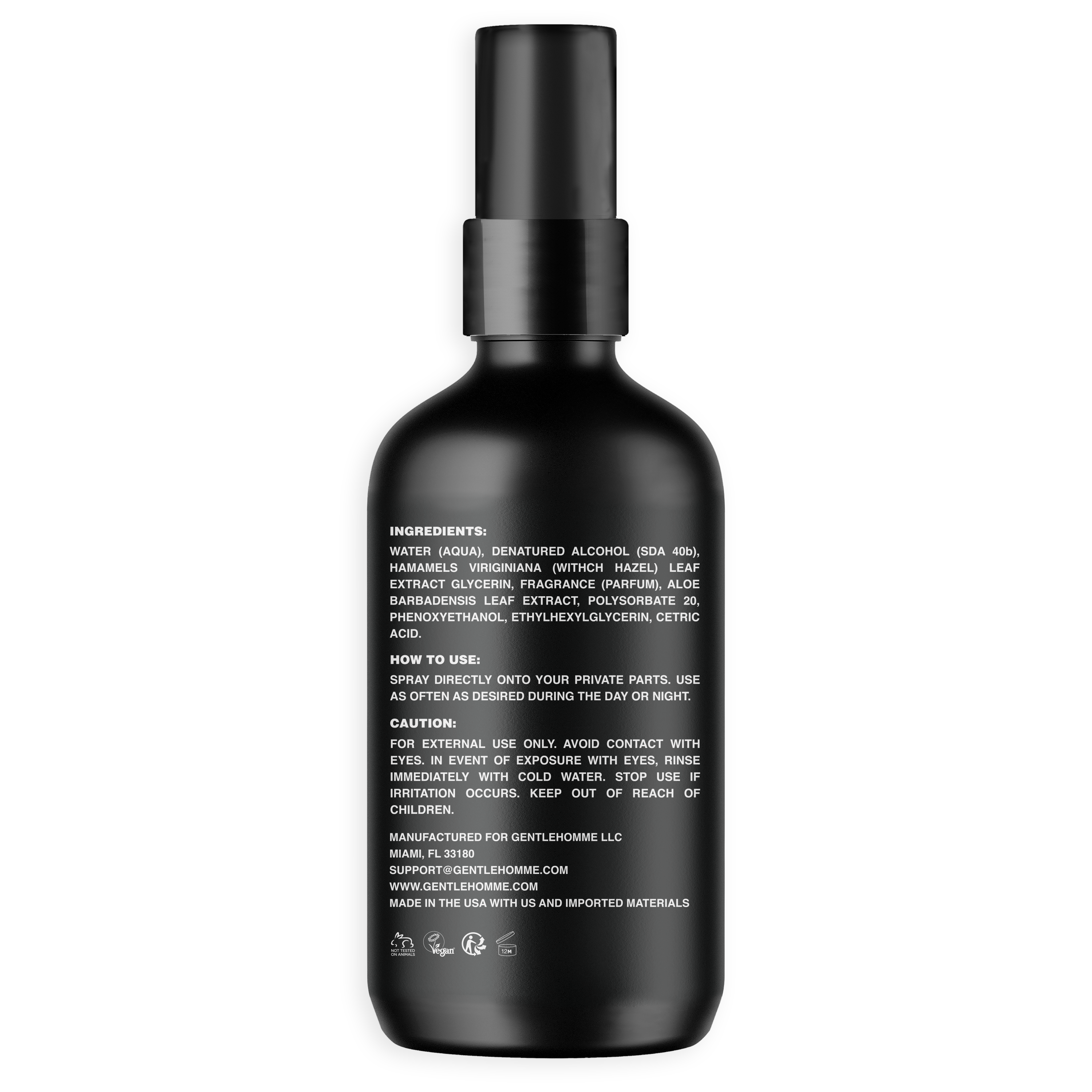 Balls Spray - Bergamot Noir