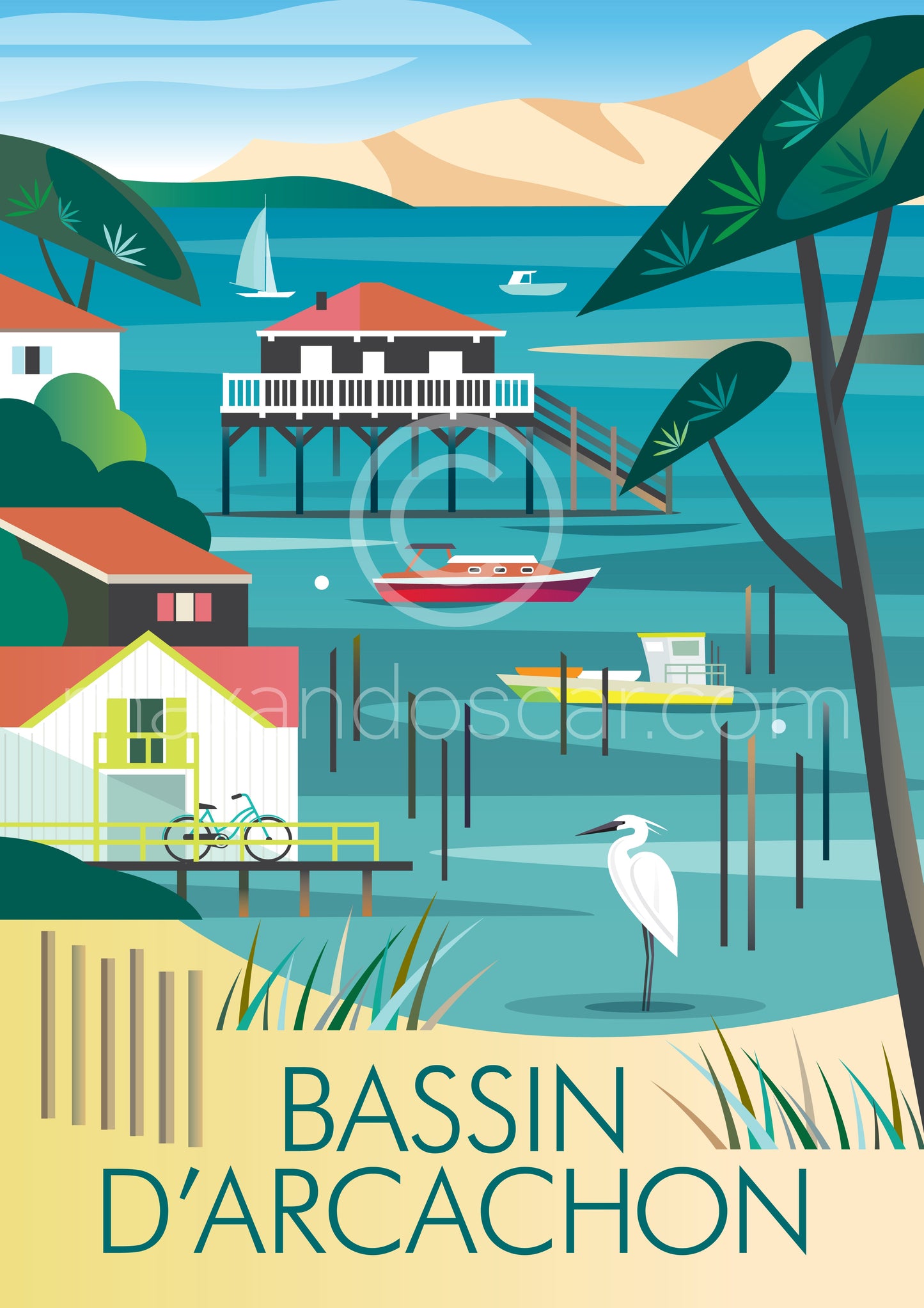 BASSIN D'ARCACHON PRINT
