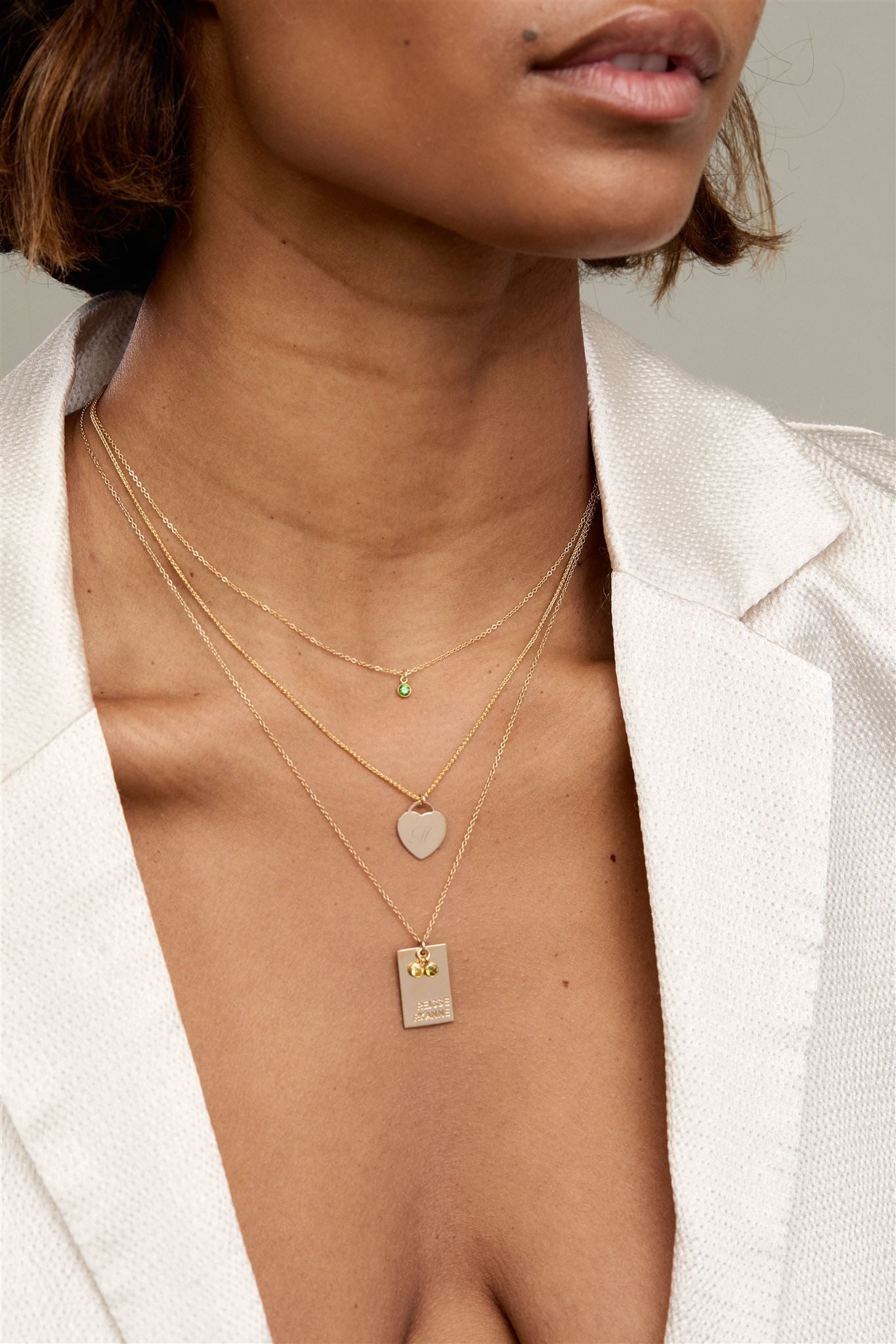 Birthstone Charm Necklace