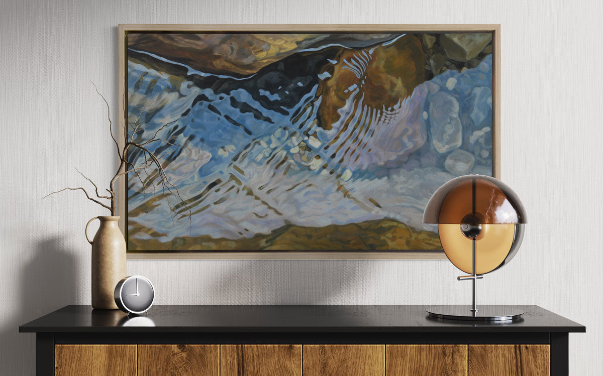 Blue Reflection - Limited Edition Canvas Print