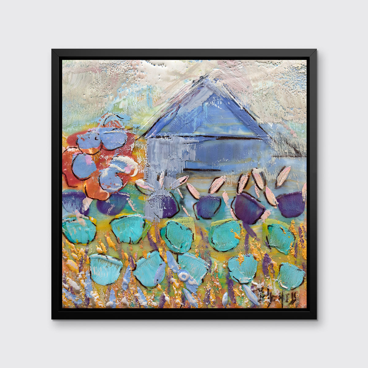 Blueberry Farm - Open Edition Canvas Print