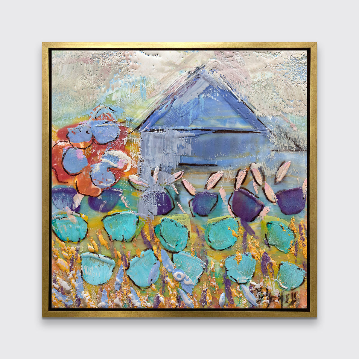 Blueberry Farm - Open Edition Canvas Print