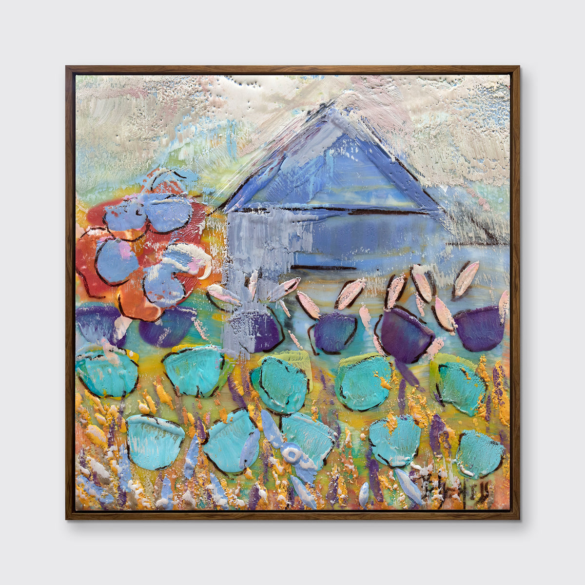 Blueberry Farm - Open Edition Canvas Print