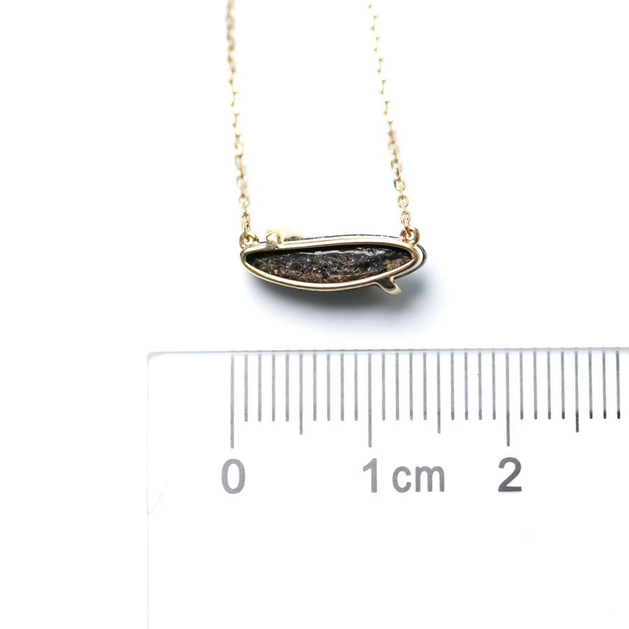 One-of-a-Kind Australian Boulder Opal & Diamond Necklace 18K Yellow Gold