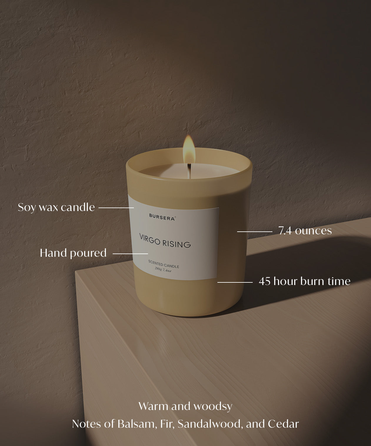 Scented Candle - Virgo Rising