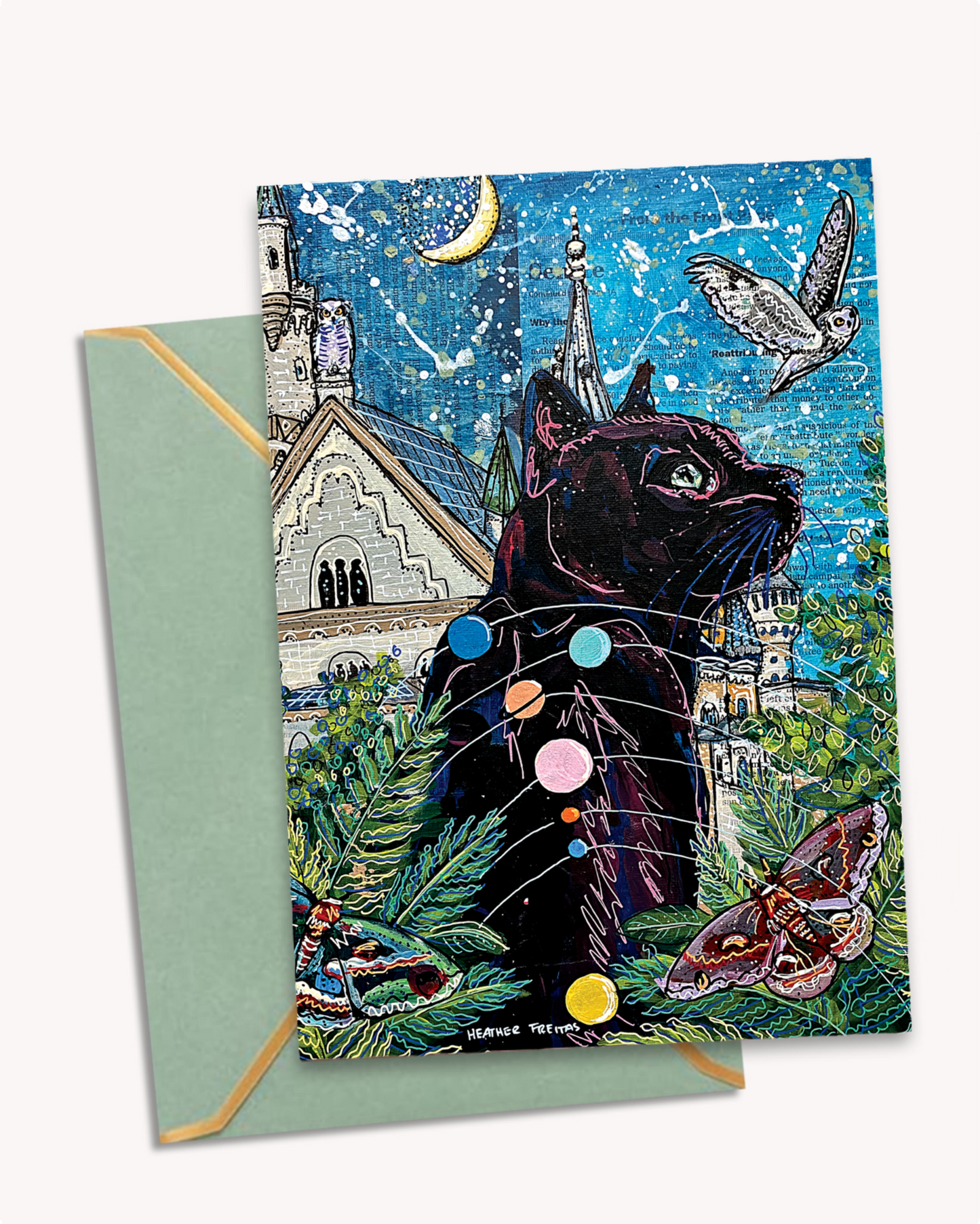 Jupiter Castle Cat - Greeting Card / Fine Art Print