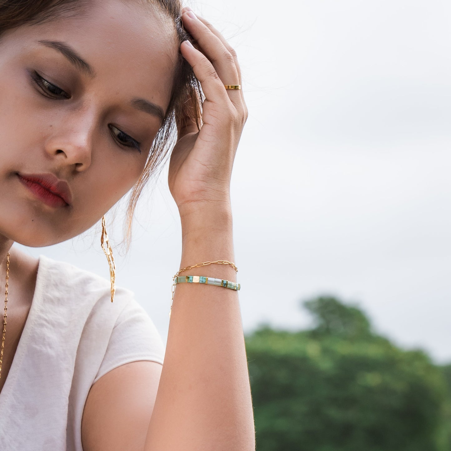 Leaf of Creativity Bracelet Stack