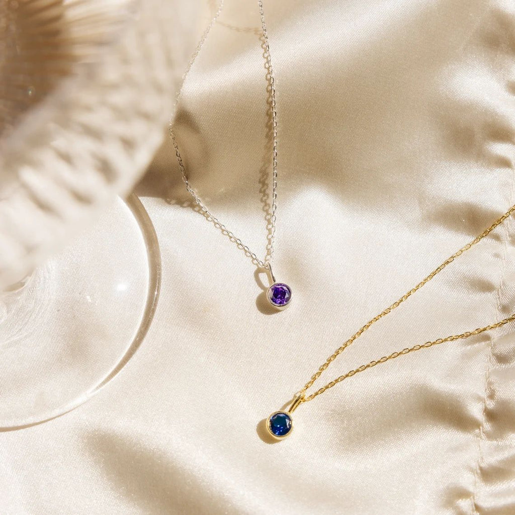 Lumière Birthstone Necklace Month & Zodiac Collection