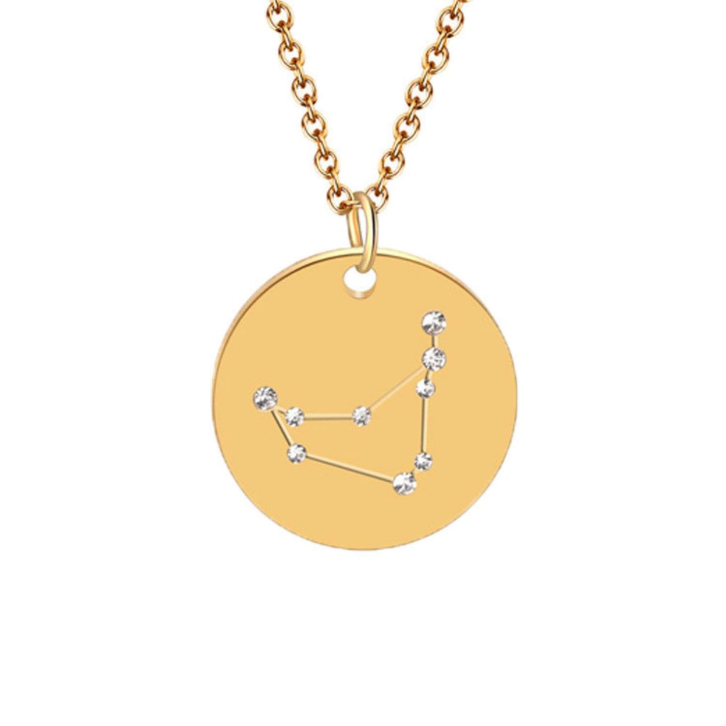 capricorn constellation astrology necklace 