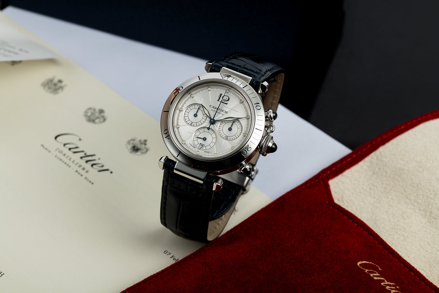 Cartier Pasha Chronograph 38mm, 38mm, 2000