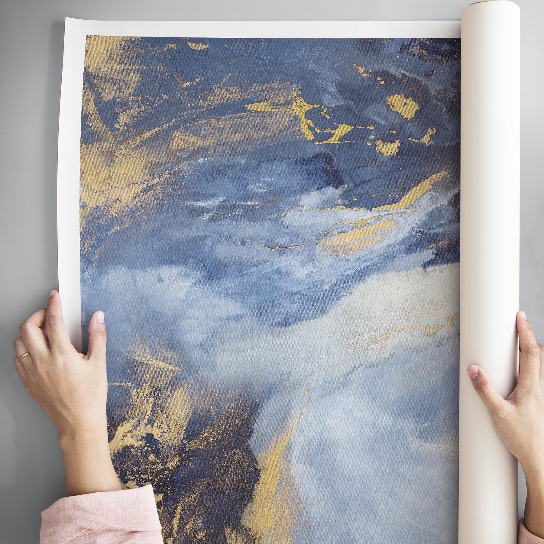 Celestial Sapphire - Canvas Print
