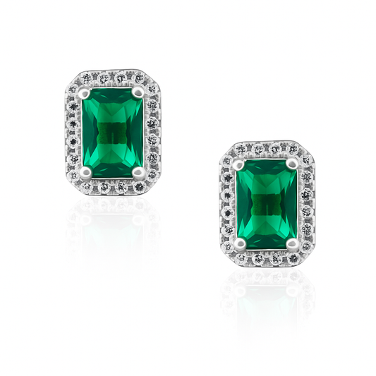 Nora Emerald Studs