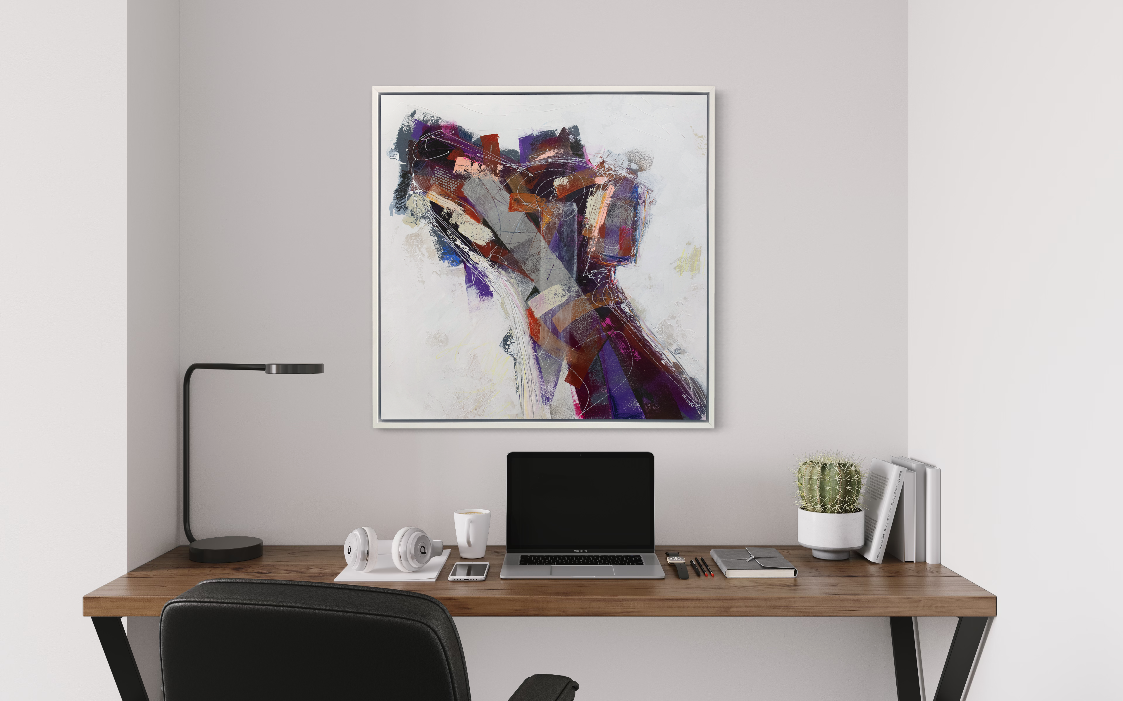 Colorful Basenji - Limited Edition Canvas Print