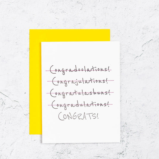 Congradoolations Card Box Set of 10