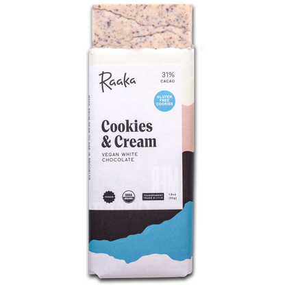 Raaka Cookies & Cream bar!