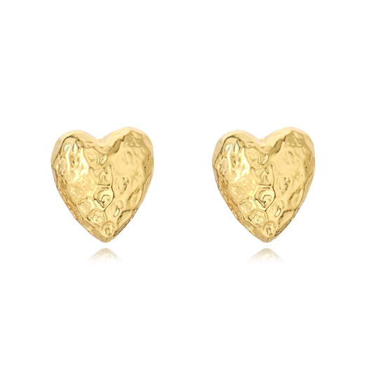 Corinne Heart Studs