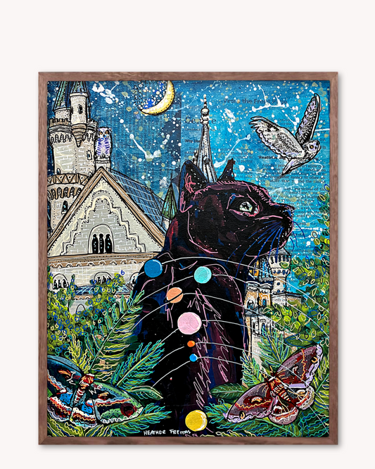 Jupiter Castle Cat Print