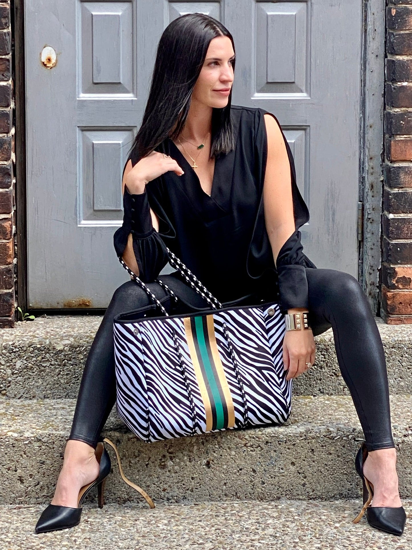 Summer Tote Zebra