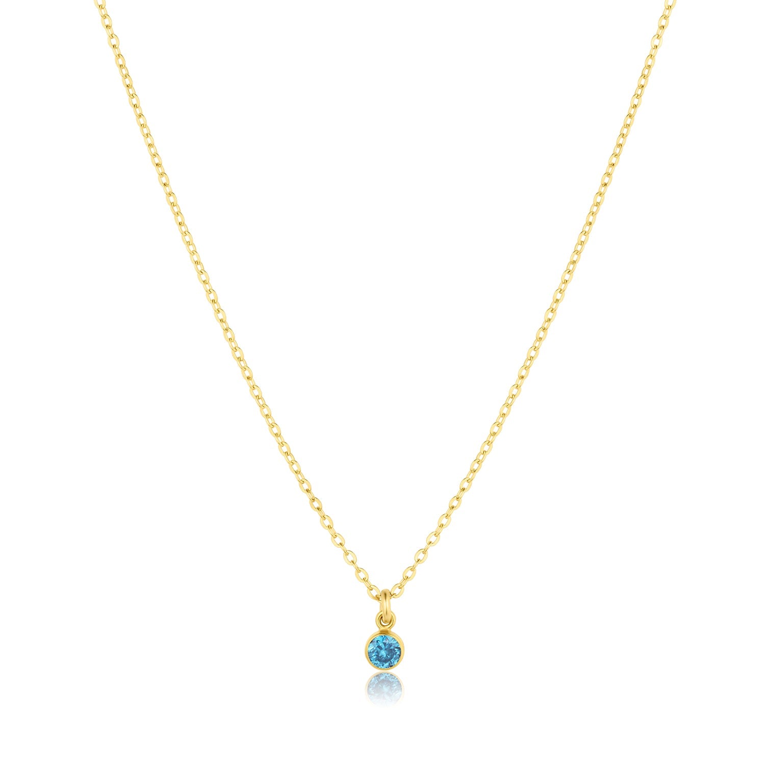 Birthstone Charm Necklace