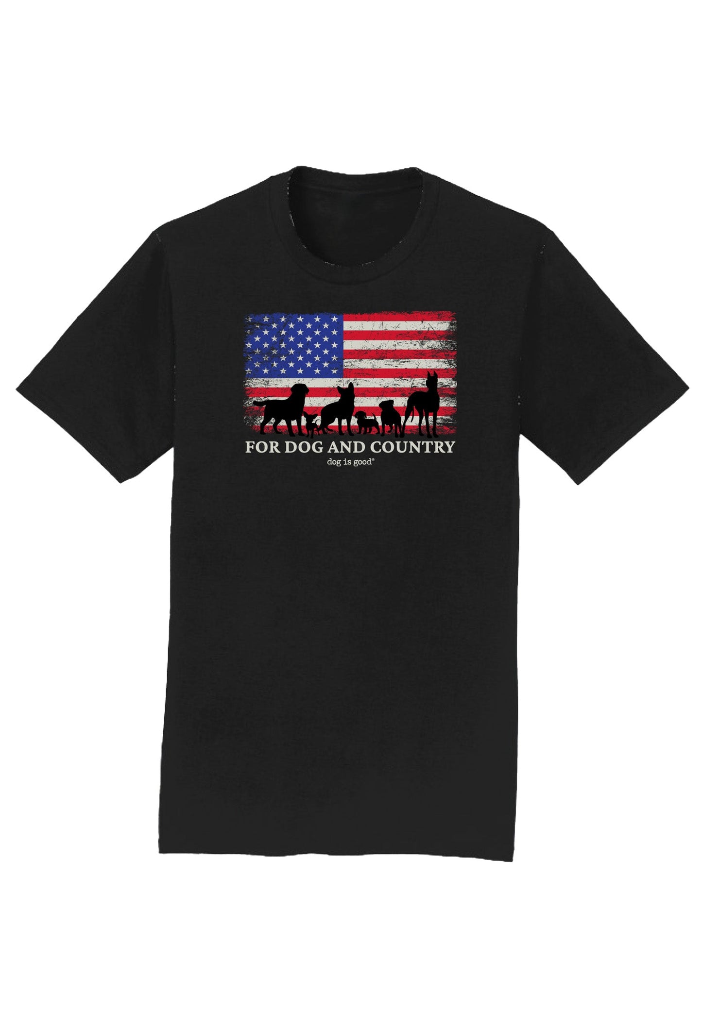 Unisex T-Shirt: For Dog and Country (Black)