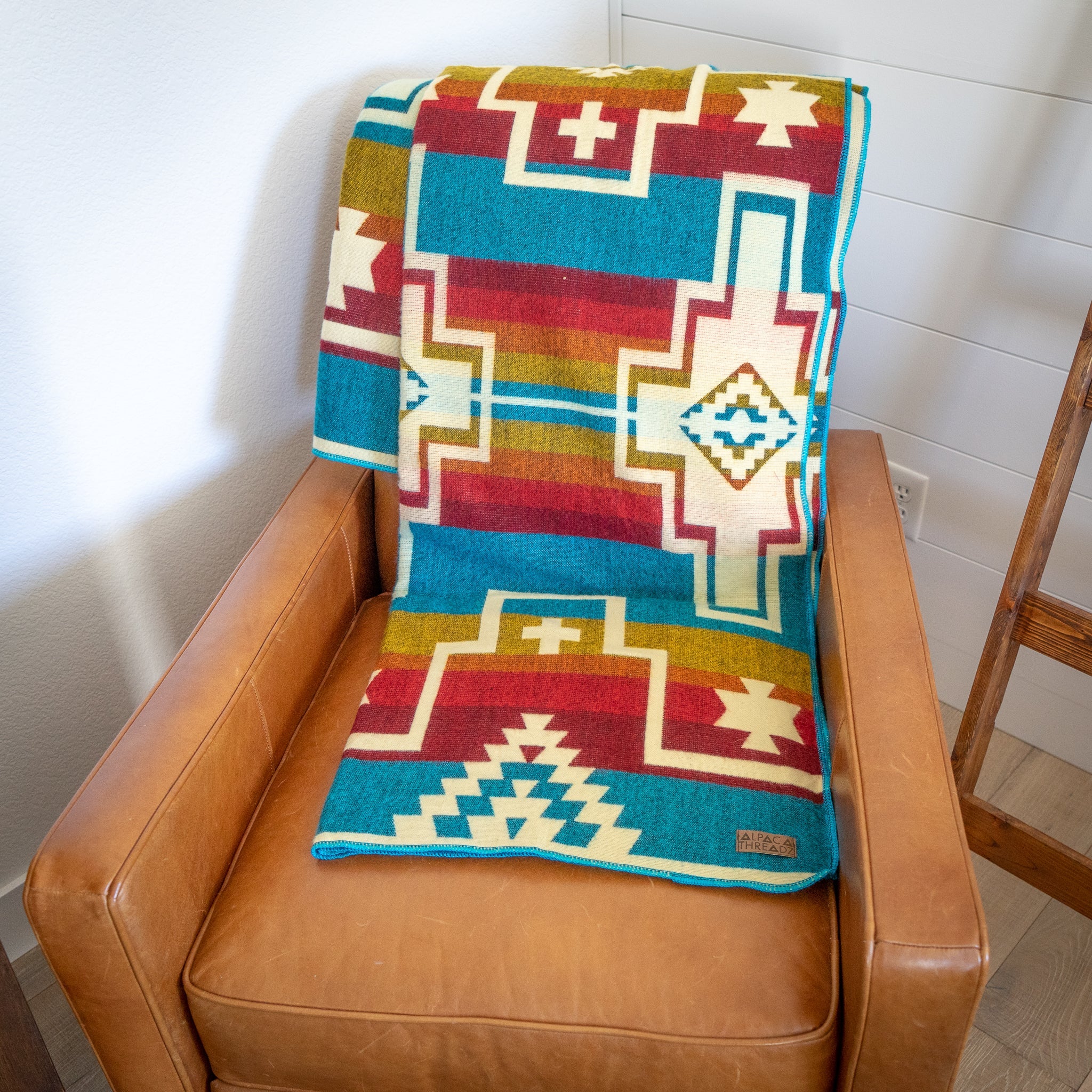 Andean Alpaca Wool Blanket - Santa Fe