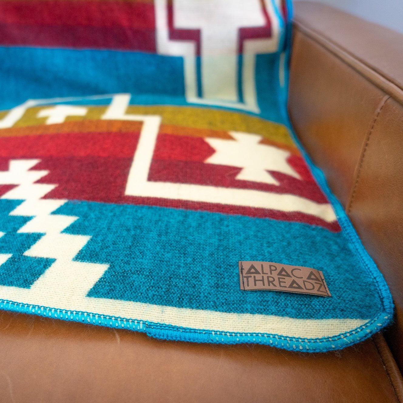 Andean Alpaca Wool Blanket - Santa Fe