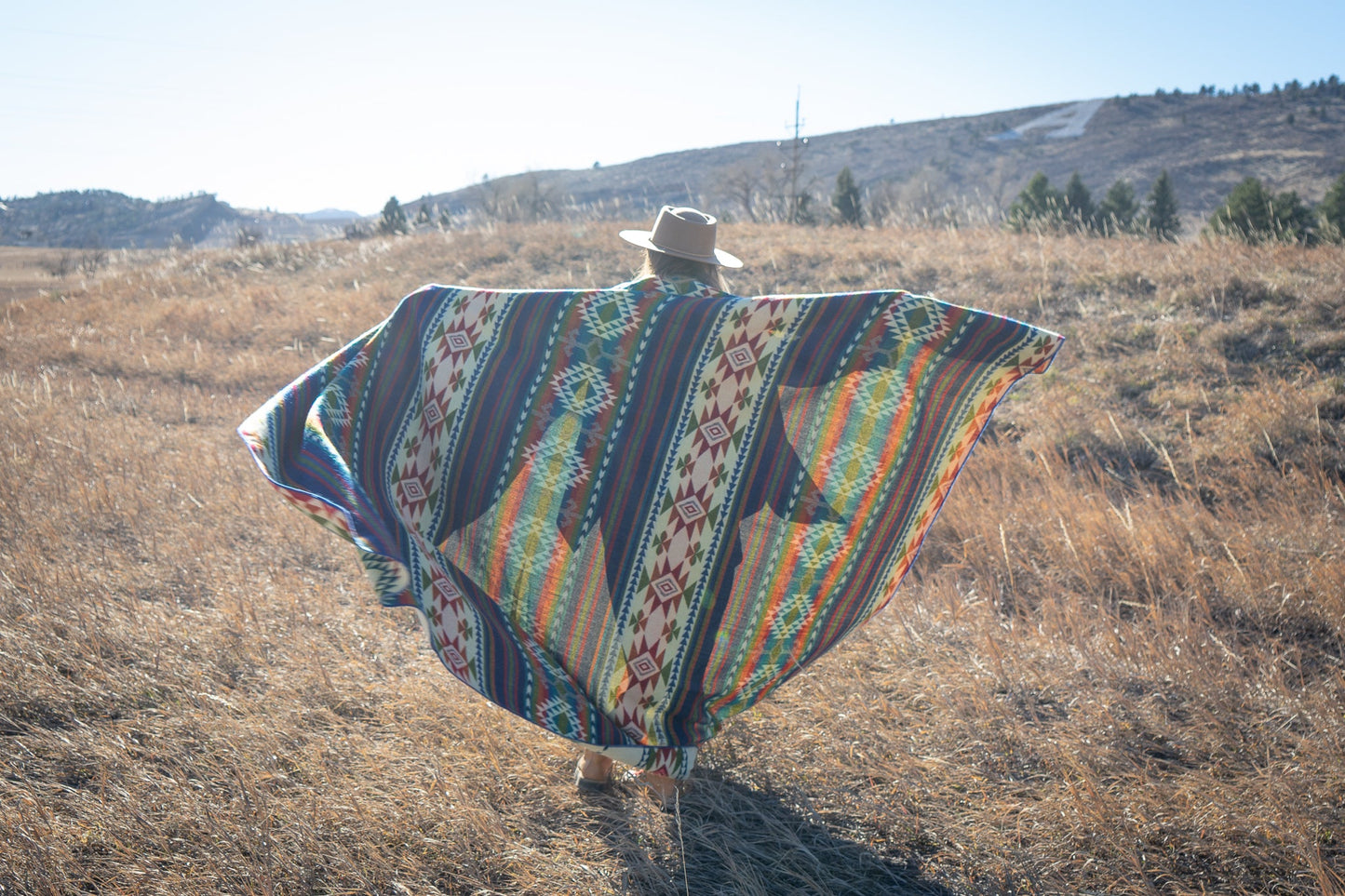 Andean Alpaca Wool Blanket - Galapagos