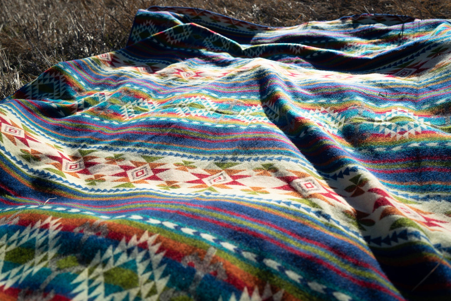 Andean Alpaca Wool Blanket - Galapagos