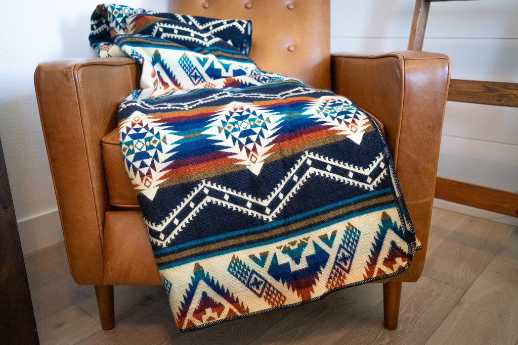 Andean Alpaca Wool Blanket - Rio