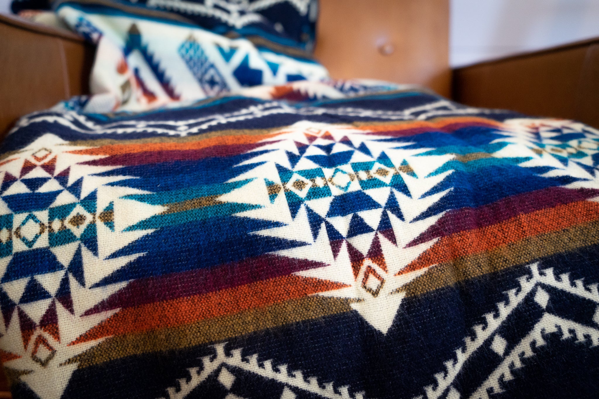 Andean Alpaca Wool Blanket - Rio