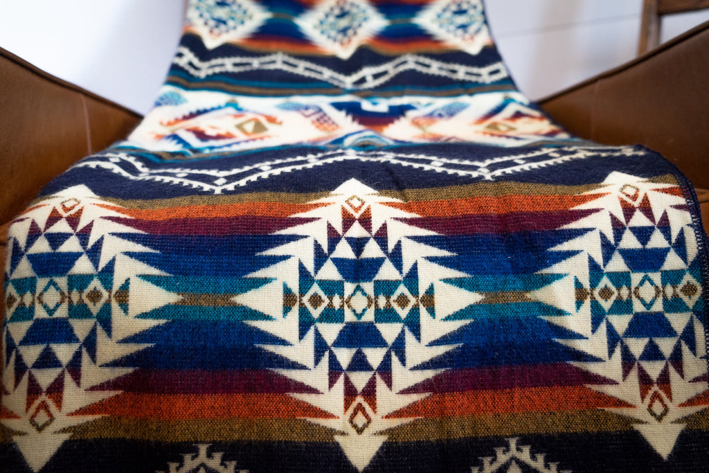 Andean Alpaca Wool Blanket - Rio