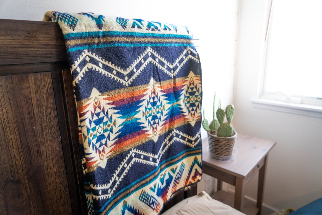 Andean Alpaca Wool Blanket - Rio
