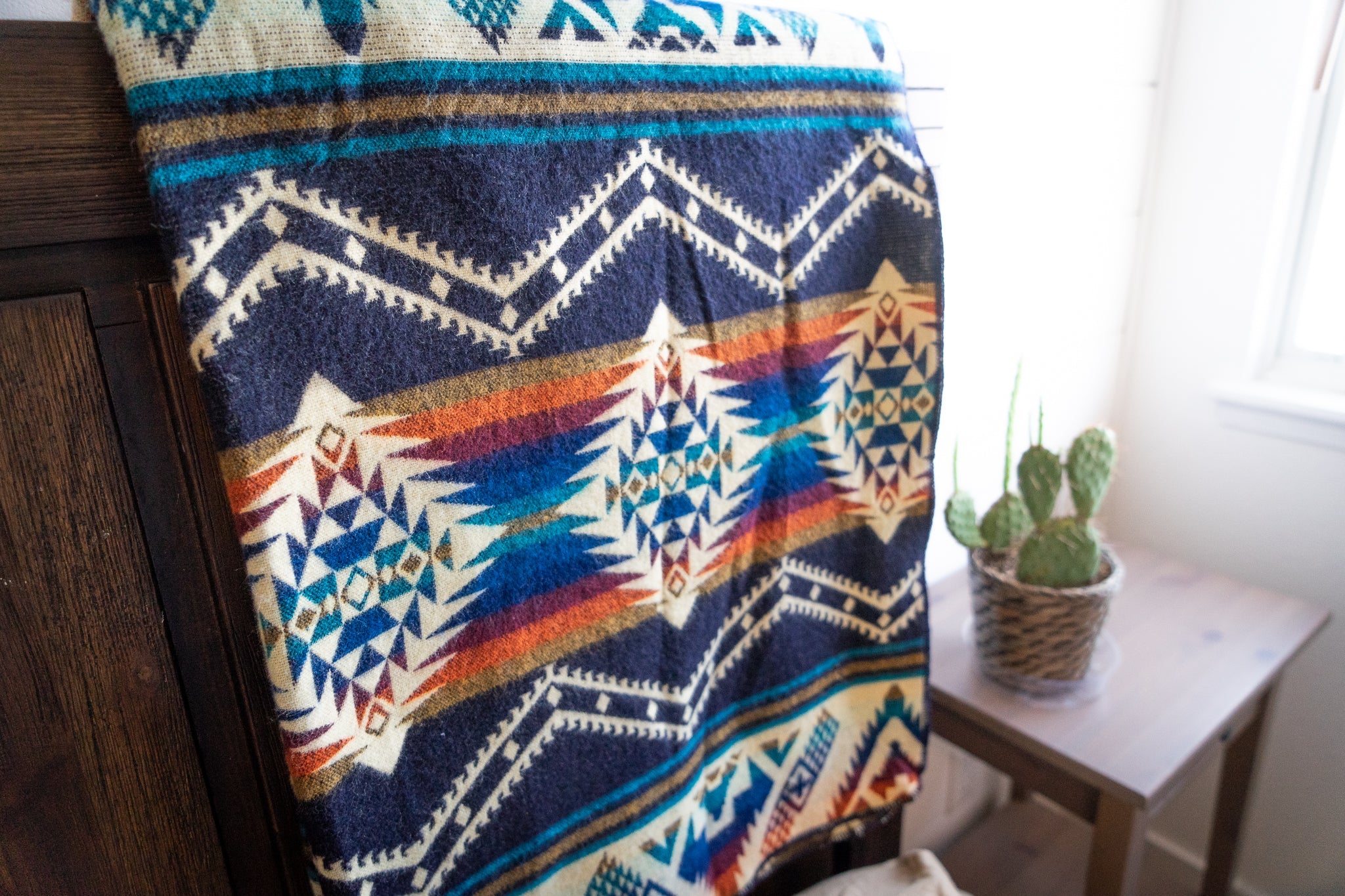 Andean Alpaca Wool Blanket - Rio