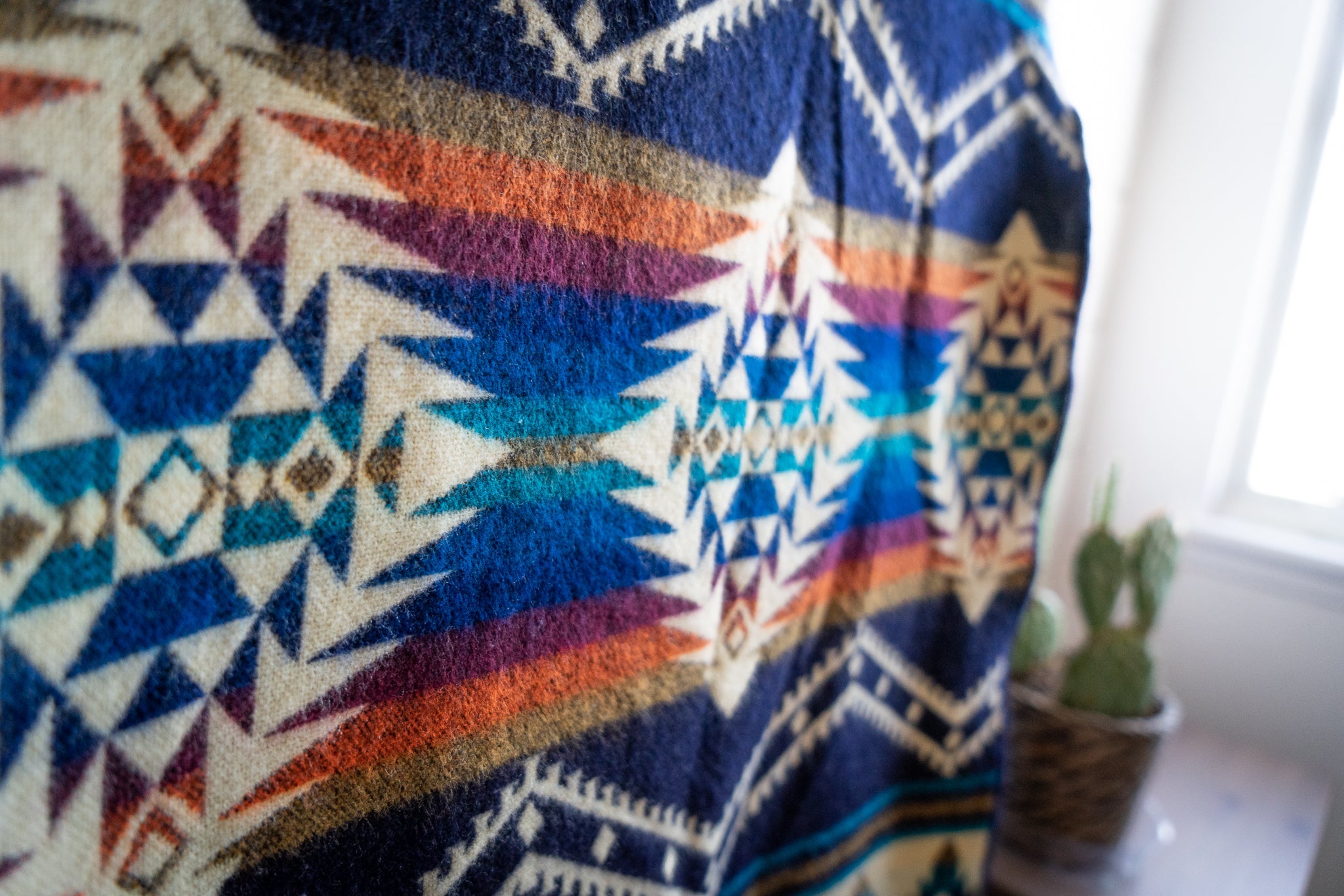 Andean Alpaca Wool Blanket - Rio