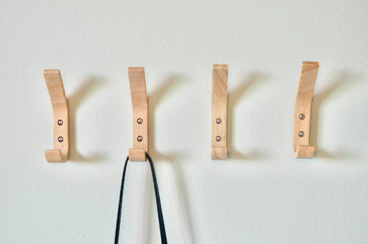 Minimalist Wood Hook | J - Shaped