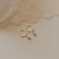 April Raindrop Dangle Hoops