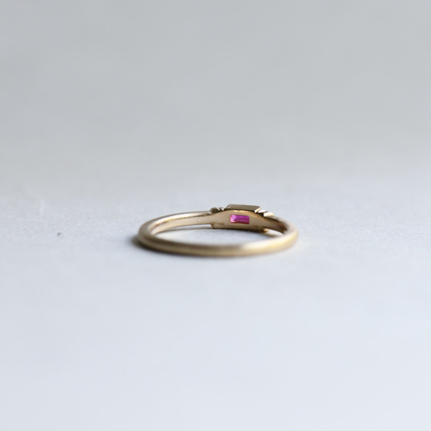 Baguettte Ruby Ring