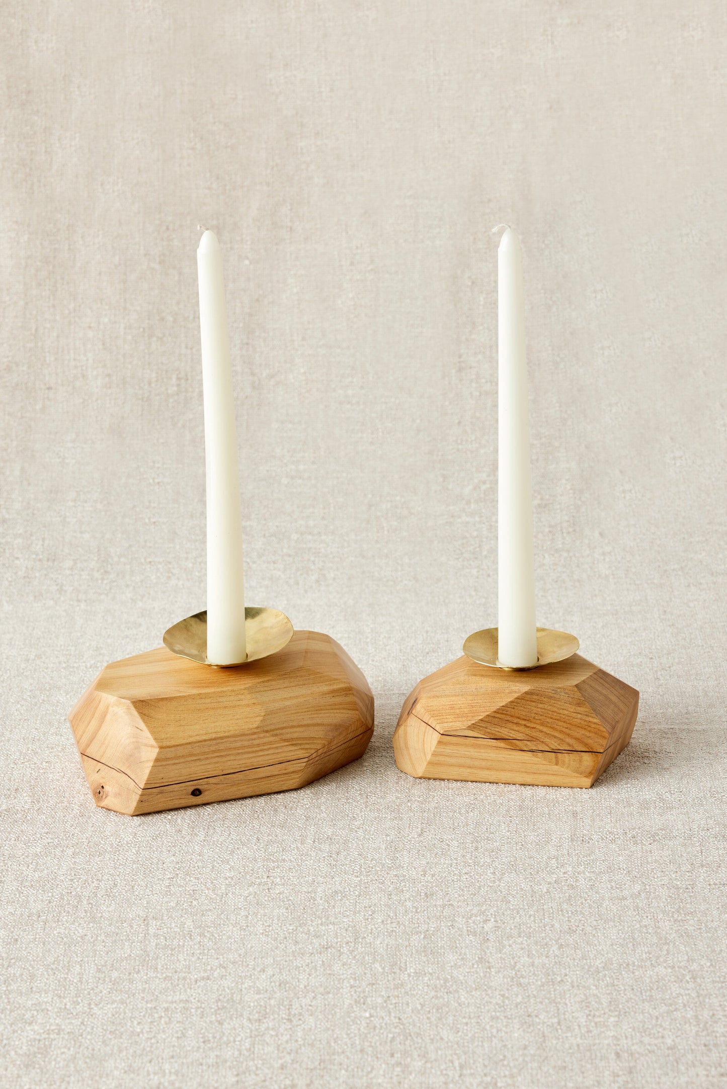 Wood Incense and Candle Holder by Dor+Kie