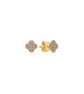 Diamond Clover Stud Earring