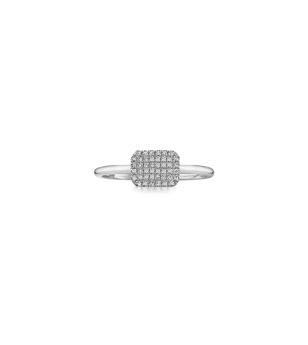 Diamond Rectangle Ring