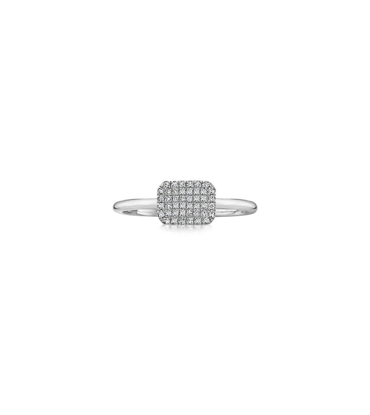 Diamond Rectangle Ring