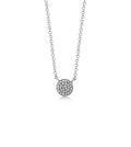 Diamond Disc Necklace